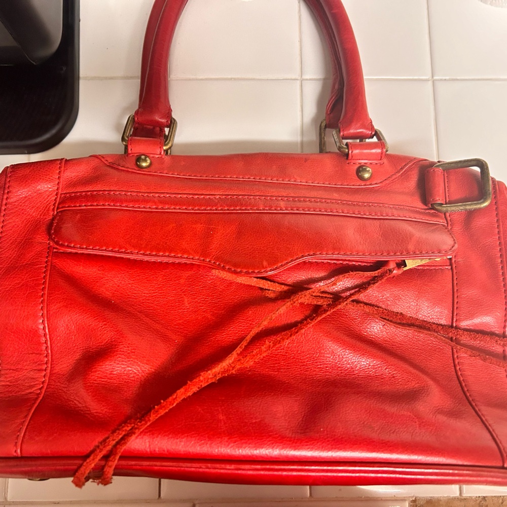 Vintage Red Leather Rebecca Minkoff